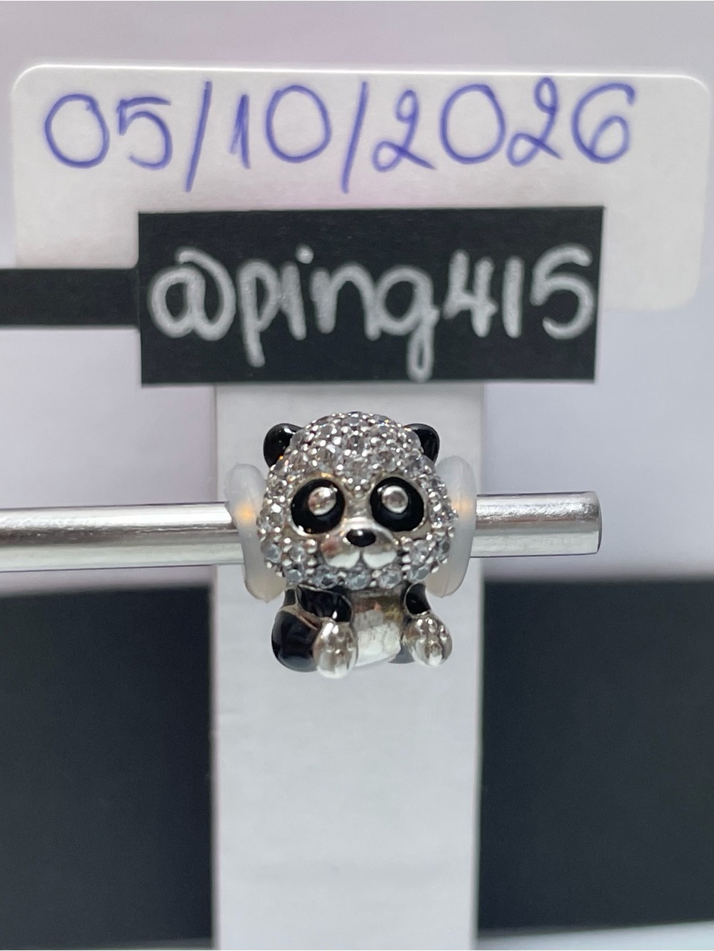 Pandora Sparkling Cute Panda charm